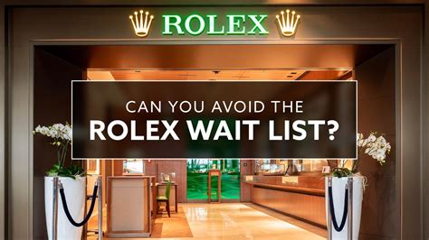 where can i buy a rolex without waiting|rolex sub wait list.